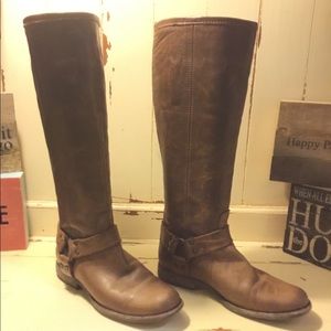 Women’s Frye Phillip Harness Tall Boot. Size-8